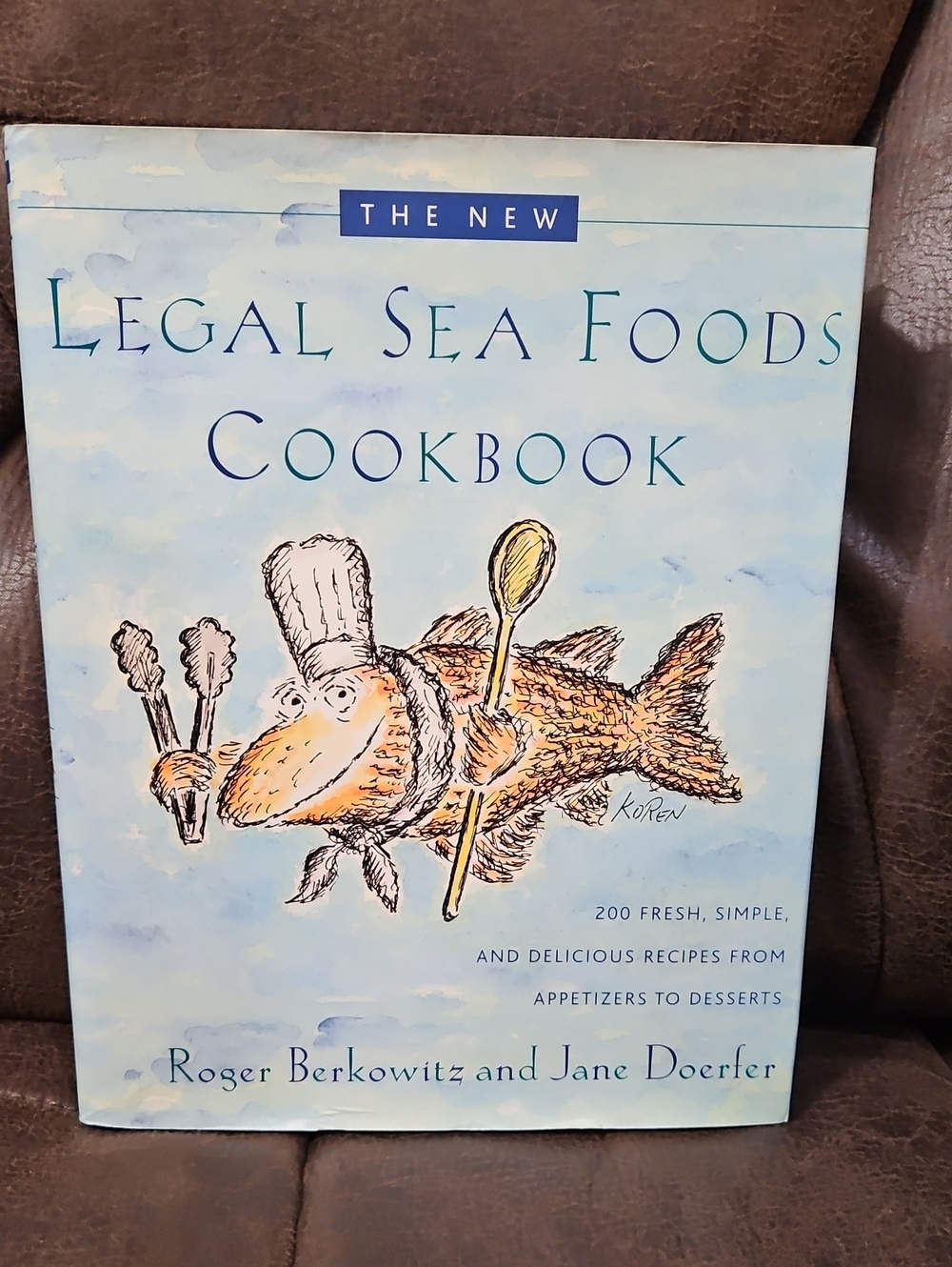 Legal Sea Foods Cookbook Hardback Mint Condition 310 Pages